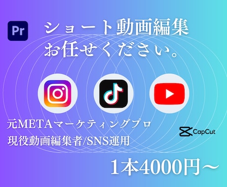 高品質なショート動画編集お届けします イメージ1