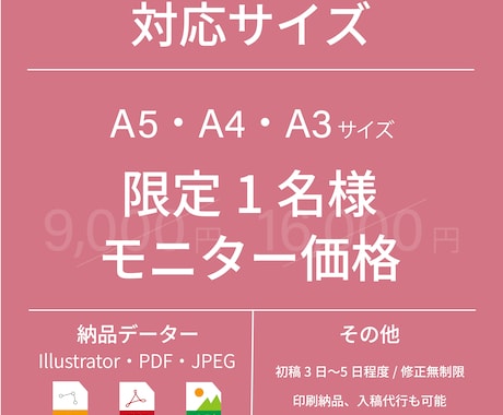 忙しくて販促まで手が回らない方向け！チラシ作ります 忙しい店主さんの代わりに、伝わるチラシを制作します イメージ2