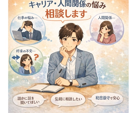 仕事の悩み聞きます 特にIT企業やメーカーで働く方々へ イメージ1