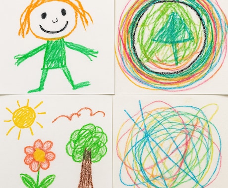 お子様の絵に「発達的視点」でフィードバックします 絵から見える育ちのヒントをお届け イメージ1