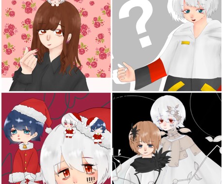 アイコン 夢絵 フラスタ絵 承ります 要望に沿ったものを的確にかつ自分らしく描きます イメージ1