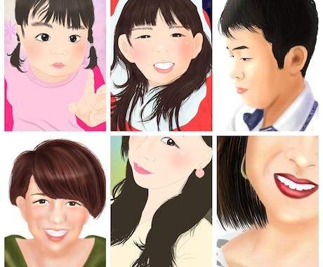 繊細なほんのリアルな似顔絵描きます 【１枠ずつ】プレゼントや記念品に！ イメージ2