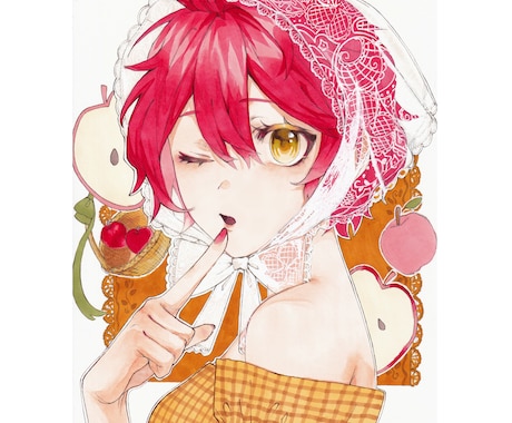 コピックでデジタル風なイラストを描きます 『あなたの好き』を『形』にしてみませんか？ イメージ2