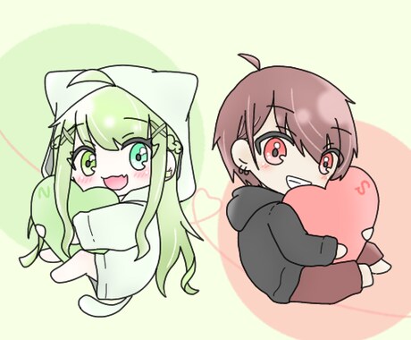 デフォルメイラストお描きします 小さくて可愛い(？)デフォルメイラスト作成致します イメージ2
