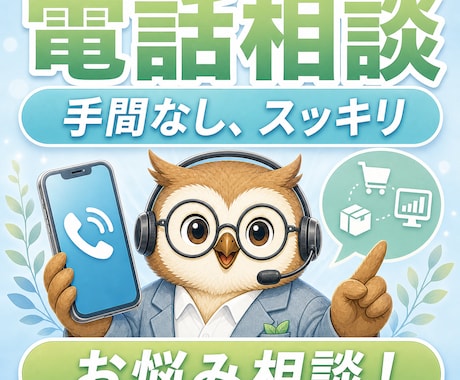 EC運営の困りごとを電話で整理します 現場目線で小さなお悩みに丁寧に伴走 イメージ1
