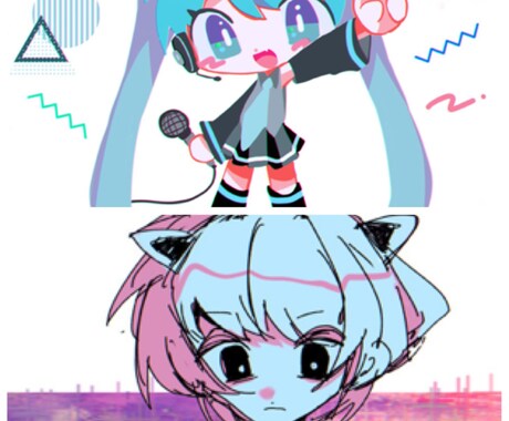 アイコンイラストなど描きます 目を引くイラストミニキャラなどもかわいくかきます イメージ2