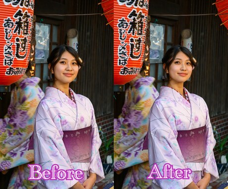 写真をナチュラルに可愛く加工します 盛りすぎず自然に仕上げたい方に! イメージ1