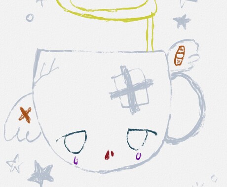 挿絵、動画のイラストなどなんでも描きます デジタルイラストでかなしくて綺麗な世界を描きます。 イメージ2