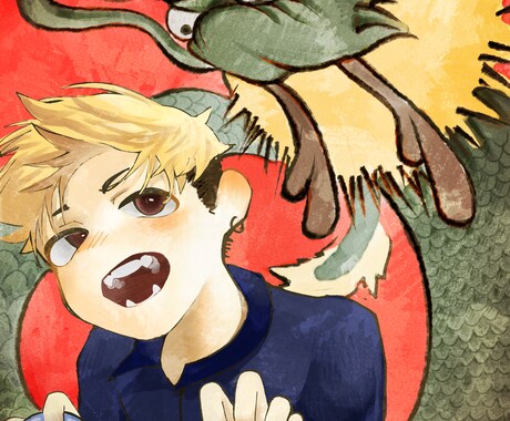 周りに被らない絵柄で描きます 様々なポーズで飛躍感を出すのが得意です イメージ2