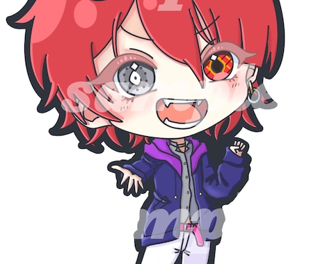 ミニキャライラスト作成します お手軽にオリジナルキャラクターを作成したい方におすすめ！ イメージ2