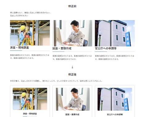 Wordpressの軽微な修正をします 小さな修正だからこそ、安心してお任せいただけるサービスです。 イメージ2