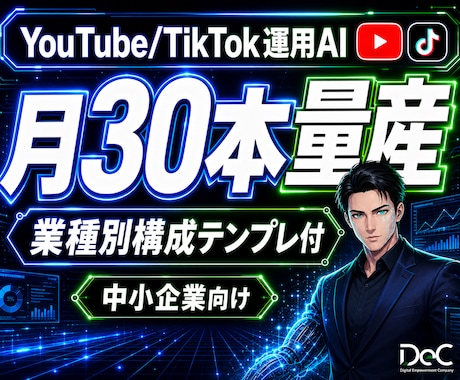 動画台本+サムネを月30本量産します YouTube/TikTok｜業種別構成テンプレ付きます イメージ1