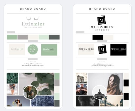 13のブランドボードを納品します 世界観を作るのに必要な、カラーテーマ別に素材を集めています イメージ2