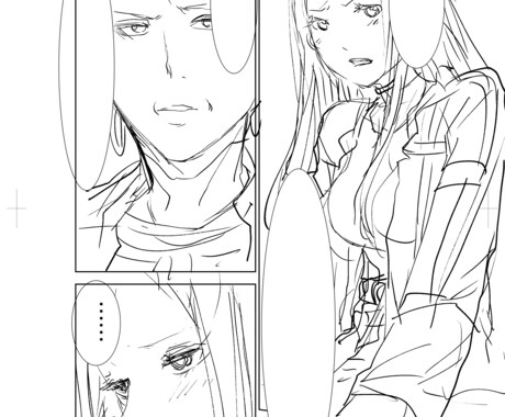 漫画ネーム作成できます 漫画の下書きのようなネームのみ制作 イメージ1