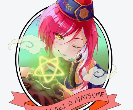 キラキラなイラスト描きます アイコンや待ち受けYouTubeなどご希望に合わせて描きます イメージ2