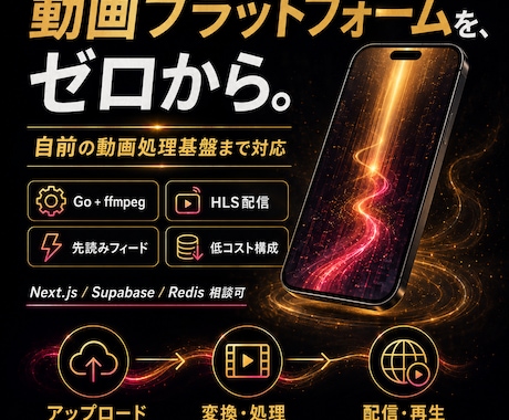 縦型ショート動画アプリをゼロから構築します 縦型ショートに特化した自社アプリをしてみませんか？ イメージ2