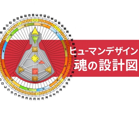 ヒューマンデザインで読む魂の設計図をお伝えします 素質・才能・人間関係上の役割・戦略が分かるあなたの取扱説明書 イメージ1