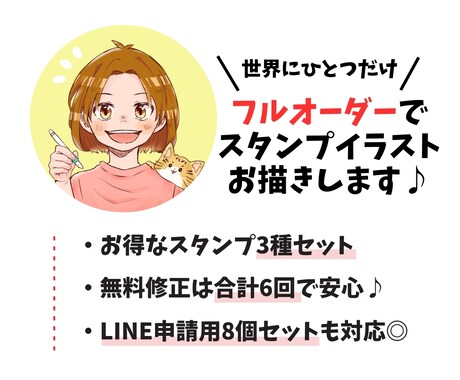 ゆるかわなお子様の似顔絵LINEスタンプ作成します 世界に一つだけのオリジナルスタンプ♪家族へのプレゼントにも◎ イメージ2
