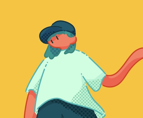 ゆるくてポップなイラストをお描きします イメージ1