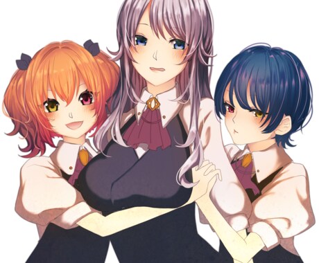 可愛い女の子のイラストお描きします 萌え系、美少女、男性向けイラスト描きます イメージ2
