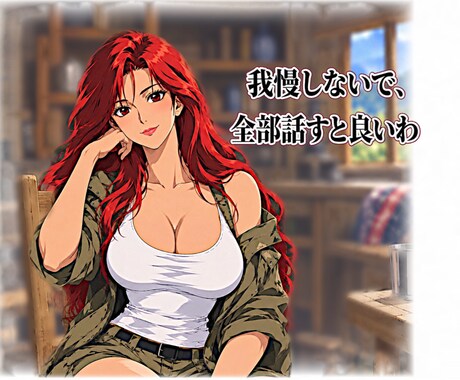 元夜の蝶キャラ・美麗とゆっくりお話しできます 時間はたっぷりあるわ。ゆっくり、お話しましょうか？ イメージ1