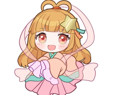 七夕のイラスト～織姫と彦星のSD制作します 七夕まつりに★単体もペアもおすすめです イメージ2