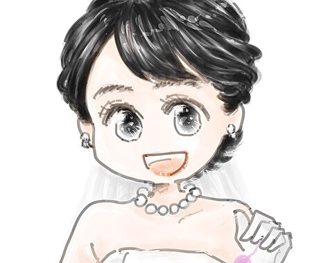 SNS用アイコンお描きします ちびキャラ、デフォルメ系のイラストが得意です。 イメージ2