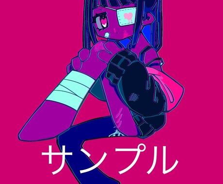 病みかわいいアイコン、ヘッダー、イラストを描きます かわいい女の子のアイコン¥1,500~で描かせていただきます イメージ1