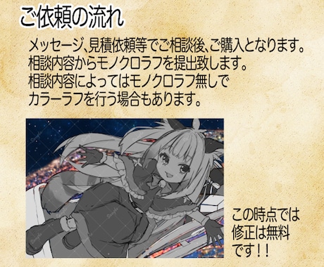 商用無料☆用途に合ったイラストを描きます アイコンや立ち絵、一枚絵、プレゼントなどにお使いいただけます イメージ2