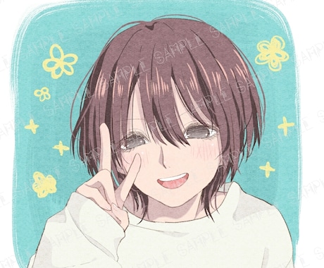 アイコン・立ち絵などお描きします ご要望にあわせてイラストを作成いたします イメージ2