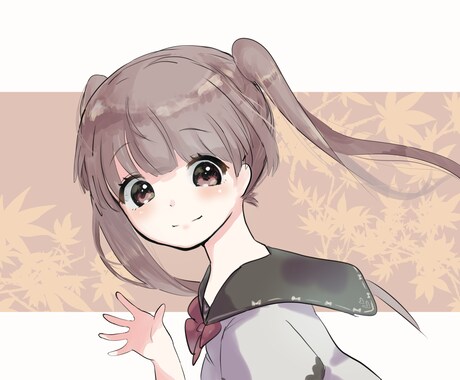 可愛い少女のSNS用アイコンをご提供します 守りたくなるような少女のイラストをお描きします！ イメージ2