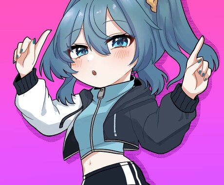 ミニキャラのイラスト作成とモデリングいたします 駆け出しクリエイターのため、お求めやすい価格です♪ イメージ2