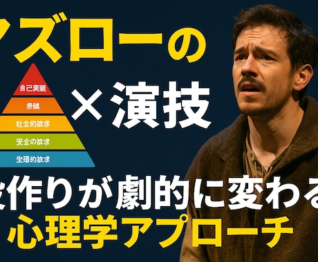 世界の演技メソッドで「本物」の表現力を伸ばします スタニスラフスキーからハリウッド式脚本分析まで学ぶレッスン イメージ1