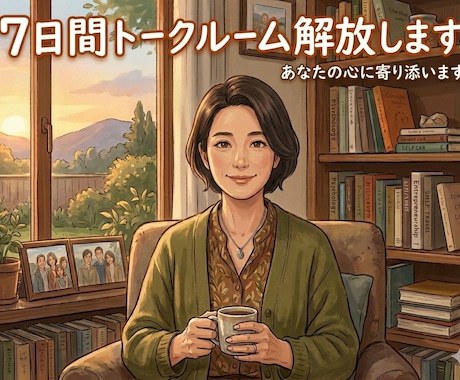 7日間トークルーム解放します 病気・ギフテッドなどにも対応。大学にて心理学を修めています。 イメージ1