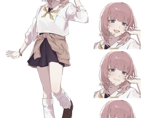 商用OK/ SNSで使用可能なイラスト制作致します キャラクターの性格をしっかり描き表します！ イメージ2