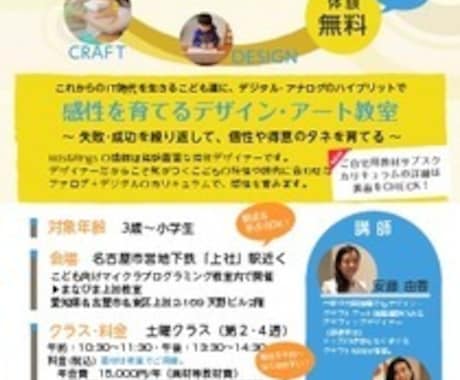 業界20年以上のデザイナーがフライヤー作成します 丁寧なヒアリングで、デザイン性の高いフライヤー作成します。 イメージ2