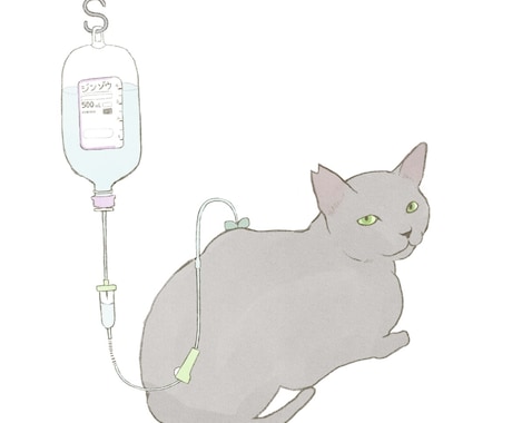 素朴な猫のイラスト描きます SNSのプロフィール画像にぴったり。 イメージ1
