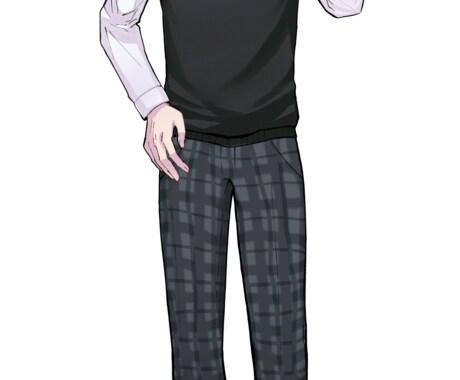 受付停止。完成品 男性キャラ立ち絵を販売します SNS、配信、ゲーム、TRPGなどご自由にご使用ください。 イメージ2