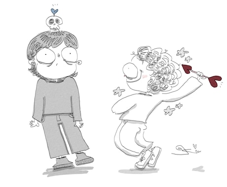 ダーク可愛いイラスト描きます お部屋に飾っても、グッズを作ってもかわいい！（商用不可） イメージ1