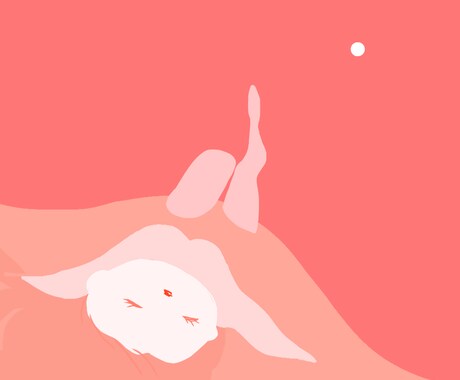 書籍やジャケットに最適。アンニュイな絵描きます 使用用途に合わせたデザインをご提案！主線が無いのでなめらか。 イメージ2
