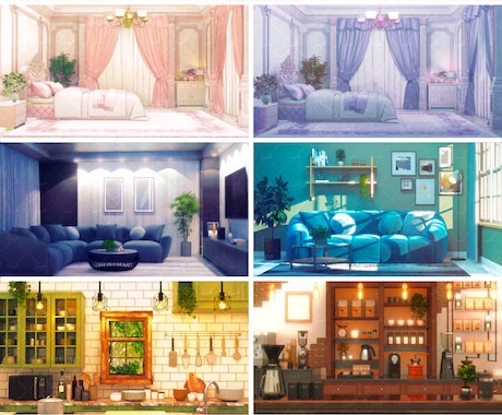 配信部屋、室内背景、配信背景イラストを描きます 〜VTuber様を応援しております〜 イメージ2