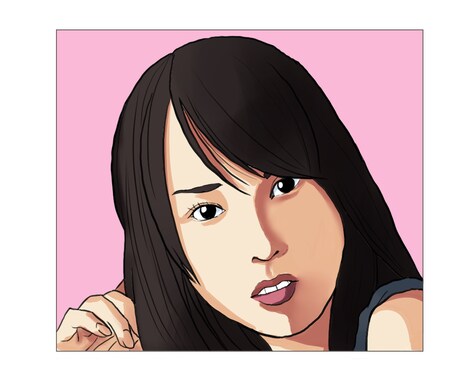 ちょっとリアルな似顔絵描きます ブログ、SNSのアイコン等に使用可能です イメージ2