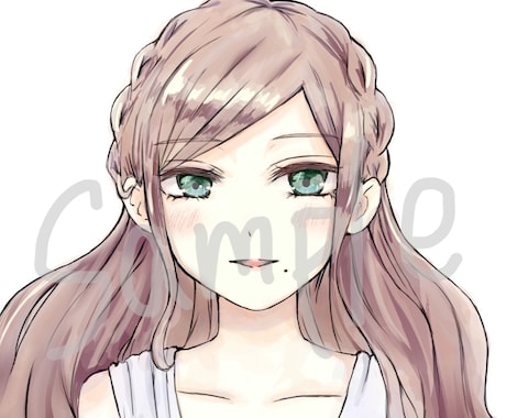 あなたのオリジナルキャラクターお描きします SNSアイコンにできる綺麗、かわいい、クールなイラスト イメージ1