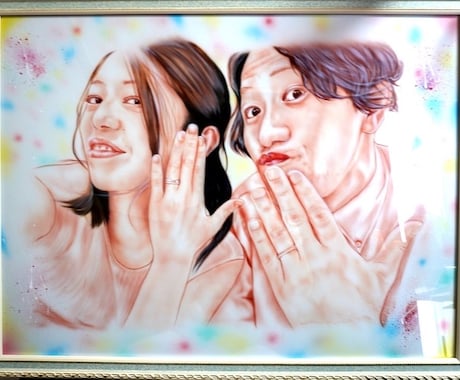 エアブラシを使用して絵を描きます イラストや写真とは違った暖かい雰囲気の絵をお届けします。 イメージ2