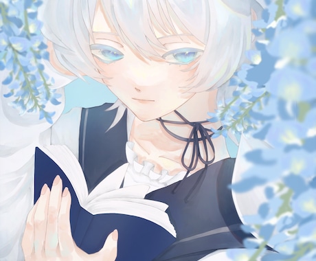 イラスト/アイコン/ヘッダーなど描きます 透明感のある厚塗りの絵をご提供します イメージ1