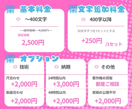 本契約前のサンプルで失敗しないご依頼お届けします 企業様から個人様どんなお客様にも真摯にご対応いたします。 イメージ2