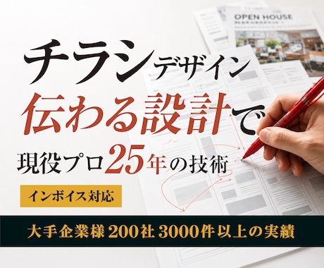 プロ歴25年が読まれるチラシ作ります イメージ1