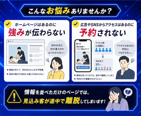 整体院・サロンの予約につながるLPを制作します Web歴13年・広告運用歴6年の経験で反応重視の導線設計 イメージ2