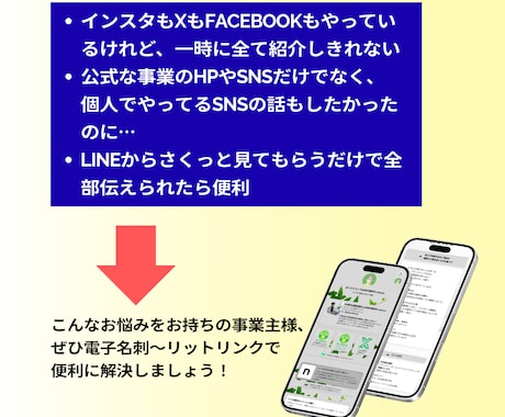 lit.link／リットリンクの設定を代行します 経営者の情報発信(SNS,Blog,HP)を便利におまとめ！ イメージ2