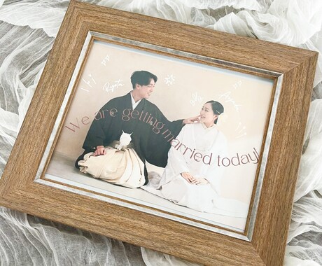 結婚式のウェルカムボードをご提供します Canvaで簡単に！9サイズ・10パターンから自由に選べる♡ イメージ2
